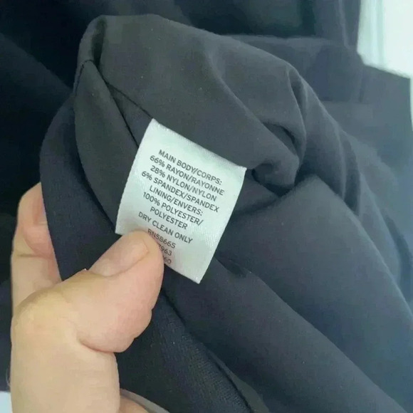 Classiques Entier Classic Black Shift Dress Sz 10 - Picture 9 of 9